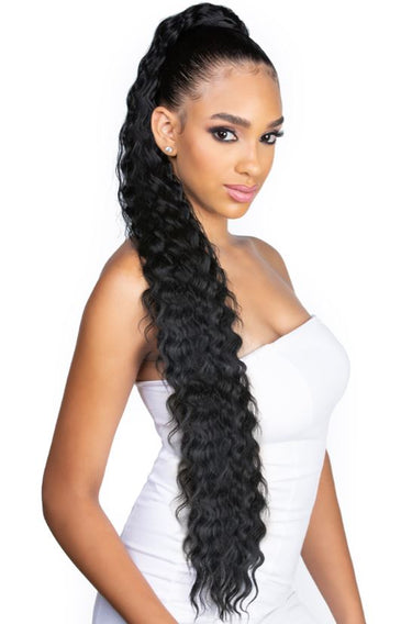 HARLEM 125 Samba Drawstring Ponytail Crimp Curl 36